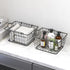 Simple Houseware 2 Pack Stackable Single Wire Basket, (11.5 x 15 x 7.5 in)...