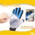 PetnBeyond Deshedding and Grooming Gloves - Gentle Effective Pet Care Gloves for Cats and Dogs - Ultimate Massaging and Comfort - Suitable for Lon...