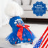cyeollo 4th of July Dog Dress Dog Clothes Dog Tulle Skirts for Small Dogs Independence Day Holiday Pet Outfits with Bowtie Patriotic Puppy Cats Ap...