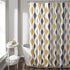Lush Decor Mid Century Geo Shower Curtain, 72" x 72", Gold & Gray...