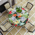 Tropical Round Tablecloth, Hawaiian Palm Tree Hibiscus Flowers Plants Tablecloths, Aloha/Luau Theme Party, Wipeable Waterproof Table Cloth for Fam...