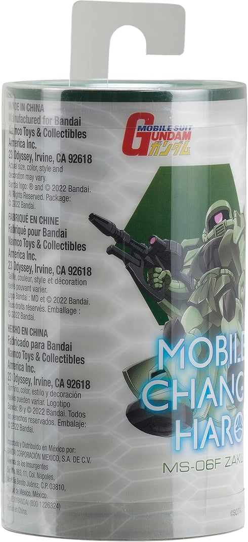 Bandai Namco - Gundam - Zaku, Mobile Change HARO 3.5" Action Figure...