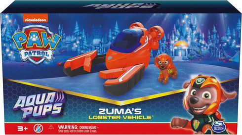 Paw Patrol Aqua Pups Zuma Transforming Lobster Vehicle with Collectible Action Figure, Kids Toys for Ages 3 and up...