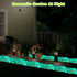 100pc Luminous Stones Glowing Rocks for Aquarium Decoration Glow Stones for Fish Tank Glowing Stones for Driveway Garden Pebbles Rocks,Purple...