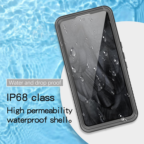 for Google Pixel 8 Pro Case Waterproof IP68 Certified Dustproof Shockproof Built-in Screen Protector Full Body Case for Pixel 8 Pro 6.7" 2023 Blac...