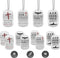 Inkstone Dogtag Necklaces | (4 Pack) | Bible Verses Psalm 56:3, Isaiah 40:31, and Matthew 7:7" | Wholesale Bulk Religious Party Favors and Christi...
