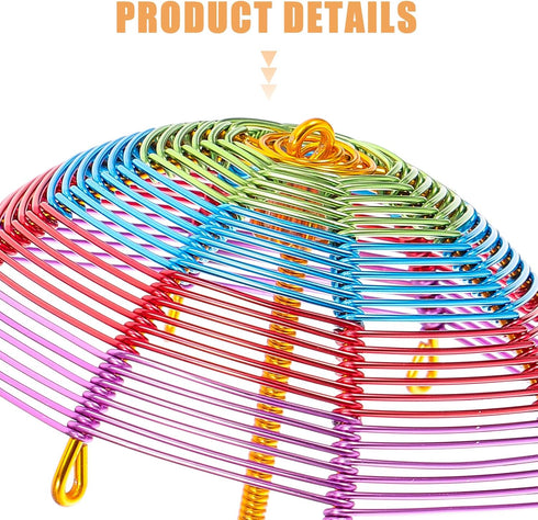 TEHAUX Mini Doll Umbrella, Miniature Umbrella Metal Wire Tiny Umbrellas Travel Umbrella Decorations Scene Decor Sunny Rainy Umbrella Birthday for ...