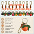Leather Leaf Fruit Keychain Retro Accessories,Cute Keychains for Women Bag,Key Organizer,Charms,Purse Keyring Holder...