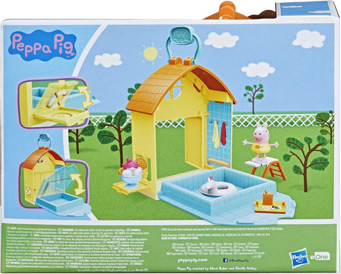 Peppa Pig Peppa’s Adventures Peppa’s Swimming Pool Fun Playset Preschool Toy, includes 1 Figure and 4 Accessories, Ages 3 and Up...
