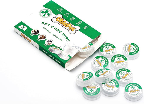 Push and User-Ready, On-The-Go Unscented Dog Wipes, Hypoallergenic Grooming Wipes Cleaning for Easy Use for Paws, Body and Butt, Pet Wipes Good fo...