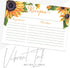 Sunflower Yellow Floral Recipe Cards from Dashleigh, 48 Cards, 4x6 inches, The Gift Collection, Water-Resistant and Double-Sided (Yellow Sunflower...