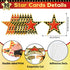 gisgfim 90PCS Movie Star Cardboard 6 Inch Red Carpet Awards Night Cutouts Movie Party Star Cutouts Classroom Bulletin Board Decorations Paper Star...