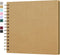 8 x 8 Inch Hardcover Kraft Blank Page DIY Scrapbook Photo Album, 40 Pages (20 Sheets) - Perfect for Wedding Anniversaries, Family Memories, and Sm...