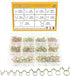 270 Pieces 10 Sizes Fuel Line Hose Tubing Spring Clips Clamps Assortment Kit for Motorcycle Scooter ATV, 5.5-14mm...