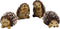 Gerson Woodland Pinecone Hedgehog Figurines - Set of 4...