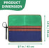Paint Brush Roll Up Case, Heavy Duty 16oz Waxed Canvas Paintbrush Holder, 20 Pockets & Tie Rope Pencil Storage Roll - 17" W x 13" L - Green...