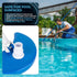 BlueStars Ultra-Durable Half Moon Pool Vacuum Head with Bristle - for Vacuum Hose 1-1/4 or 1-1/2’’ - for Inground & Above Ground Pools & Spas - Fl...