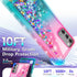 NGB Designed for Samsung Galaxy Note 20 & Note 20 5G Case, Pink/Aqua | Glitter Liquid Sparkle Cute Cover for Women Girls Kids | with Screen Protec...