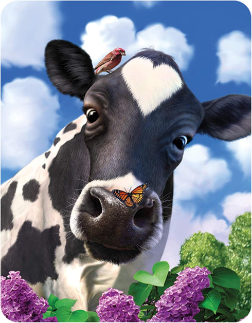 3D LiveLife Magnet - Curious Cow from Deluxebase. Lenticular 3D Farm Fridge Magnet. Magnetic Decor for Kids and Adults with Artwork Licensed from ...
