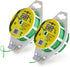 Segomo Tools 2 Pack 328 Feet (100 Meter) Long Garden Twist Tie Reel with Cutter - All-Purpose Plant Ties - Twist Ties for Plants - Garden Wire - P...