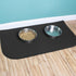 Ritz Solid Accent Rug: 18" x 30" Stain Resistant Kitchen or Living Room Floor Mat, Latex Backing, Machine Washable, Black...