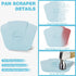 Pan Scraper Dish Scraper Tool - Pot Scraper Plastic for Cast Iron Skillet Cookware Cleaning, 6 Pcs Non Scratch Plastic Food Scraper Tool Kitchen, ...