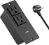 Conference Recessed Power Strip,20W USB C Fast Charging,Furniture Recessed Outlet,2 Outlets,2 USB Ports Table Power Strip,Flush Mount Power Strip ...