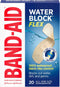 Band-Aid Brand Water Block Flex 100% Waterproof Adhesive Bandages for First-Aid Wound Care of Minor Cuts, Scrapes & Wounds, Ultra-Flexible Design,...