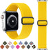 Stretchy Solo Loop Strap Compatible with Apple Watch Band 38mm 40mm 41mm 42mm 44mm 45mm 46mm 49mm,Soft Nylon Elastic Strap Wristband for iWatch se...