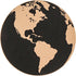 ANNOVA World Map Notice Board 3pcs Pack 12-Inch Cork Memo Board Stick-On Mounting Non-Residue, Pinnable, Pinboard (Cork Brown, 12 Inch)...