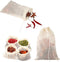 24pcs Spice Bags for Cooking Soup, 6x4 Inch Herb Seasoning Bags, Reusable Empty Tea Brew Filter Sachet Bags, Muslin Canning Straining Bags, Gravy ...