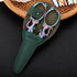 Crafting Scissors, 5.3in Sharp Multipurpose Fabric Scissors with Sheath, Arts Sewing Quilting Office Home School Paper Cutting Shears, Rainbow Lar...