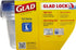 Glad GladWare Tall Entrée Food Storage Containers | Large Square Containers for Food Hold up to 42 Ounces of Food, 3 Count | Strong and Sturdy Lar...
