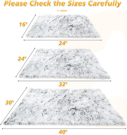 PJYuCien Throw Blanket for Dogs & Cats - Fluffy Fleece Calming Pet Throw Blanket, Small Size 16in x 24in, Super Soft and Warm for Indoor, Machine ...