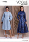 Vogue Misses' Fit and Flare Dresses Sewing Pattern Packet, Sizes 16-18-20-22-24, Multicolor...