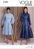 Vogue Misses' Fit and Flare Dresses Sewing Pattern Packet, Sizes 16-18-20-22-24, Multicolor...