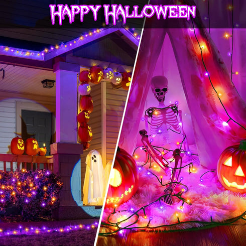 echosari Smart String Lights 100 LED 33Ft RGB Built in Chip Fairy Lights with Remote & App Control, 16 Million Color Changing Christmas Trees Ligh...