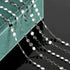 UMAOKANG Silver Chain for Jewelry Making, 16.4 Feet Stainless Steel Flat Sequin Link Chain Bulk Chain Necklace Bracelet DIY Jewelry Supplies Findi...