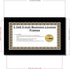 Creative Picture Frames 5.5X8.5Bk Business License Frame with Self Standing Easel and Wall Hanger for More Versatility...