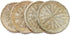 BB HOME, ZHONGER BHO Hand Weave Bamboo Paper Plate Holder 10in Set of 4 for Picnic Home Party and Daily Dinning...