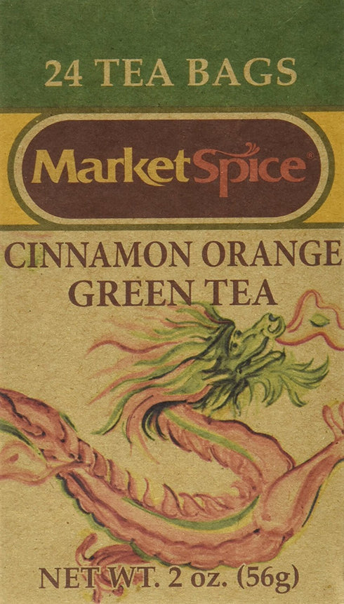 Market Spice Cinnamon Orange Green Tea - 24 Count...