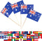 JBCD Australia Toothpick Flag Australian Mini Small Cupcake Topper Flags, 100pcs...