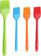 4PCS Silicone Basting Pastry Brush, MONGSEW Heat Resistant Food Brush Spread Oil Butter Sauce for BBQ Grill Baking Kitchen Cooking, BPA Free, Dish...