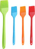 4PCS Silicone Basting Pastry Brush, MONGSEW Heat Resistant Food Brush Spread Oil Butter Sauce for BBQ Grill Baking Kitchen Cooking, BPA Free, Dish...