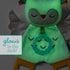 Infantino Glow-in-The Dark Cuddly Teether - Owl Soft Toy with 3 Textured Teethers, Fiddle Flags, Crinkle Sounds, Soft Material, On The Go Toy...