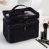 Makeup Organizer Travel Skincare Bag - Double Layer Makeup Bag for Travel Essentials Makeup Organizer Travel Bag Clear Makeup Bag with Brush Compa...