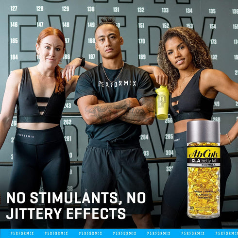 Ab Cuts CLA Belly Fat Formula - 80 Easy-to-Swallow Softgels - Omega 3 Fish Oil, Flaxseed Oil and Vitamin E - Helps Increase Antioxidant Supply and...