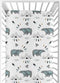 Baby or Toddler Fitted Crib Sheet for Bear Mountain Watercolor Collection by Sweet Jojo Designs...