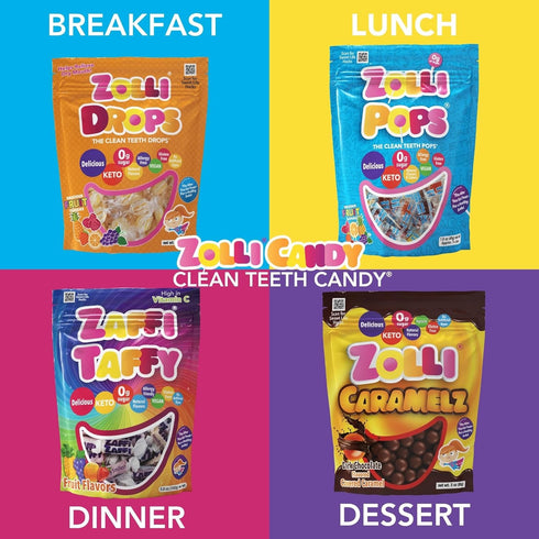 Zollipops Drops Peppermint Vegan 3oz - Dental-Friendly Treats with Xylitol for Guilt-Free Indulgence and Fresh Breath...