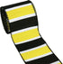 Black, White and Yellow Stripes Wired Ribbon, Bee Wired Ribbon, Spring and Summer Burlap Ribbon for Decorative 2.5”x10yds (Yellow, Black&White)...